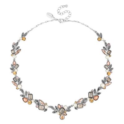 Designer multi stone allway necklace